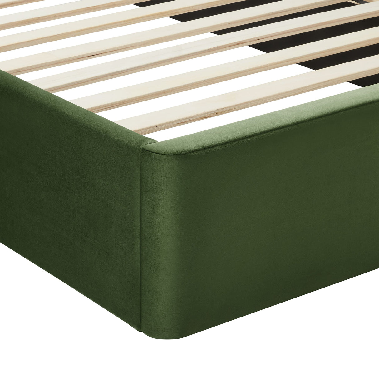 Solana Arched Performance Velvet Full Platform Bed
