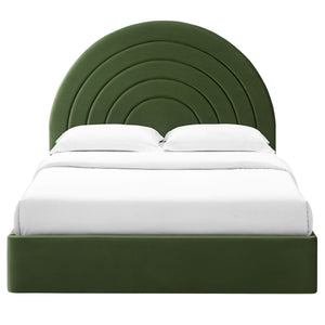 Solana Arched Performance Velvet King Platform Bed by Modway