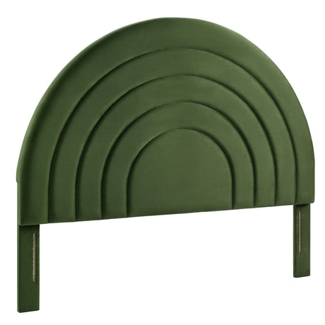 Solana Arched Performance Velvet King Headboard