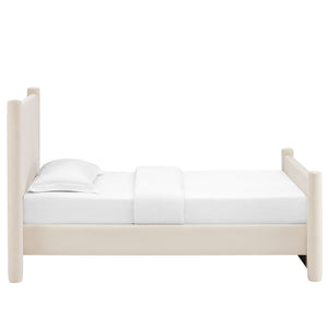 Rael Performance Velvet Twin Platform Bed by Modway