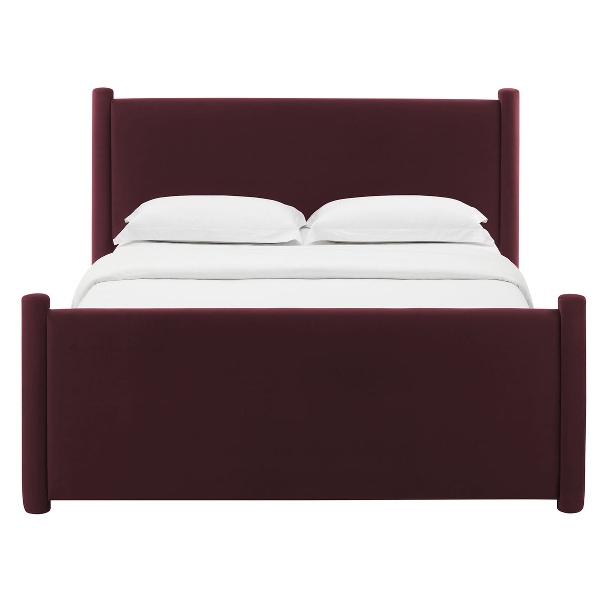 Rael Performance Velvet Queen Platform Bed by Modway