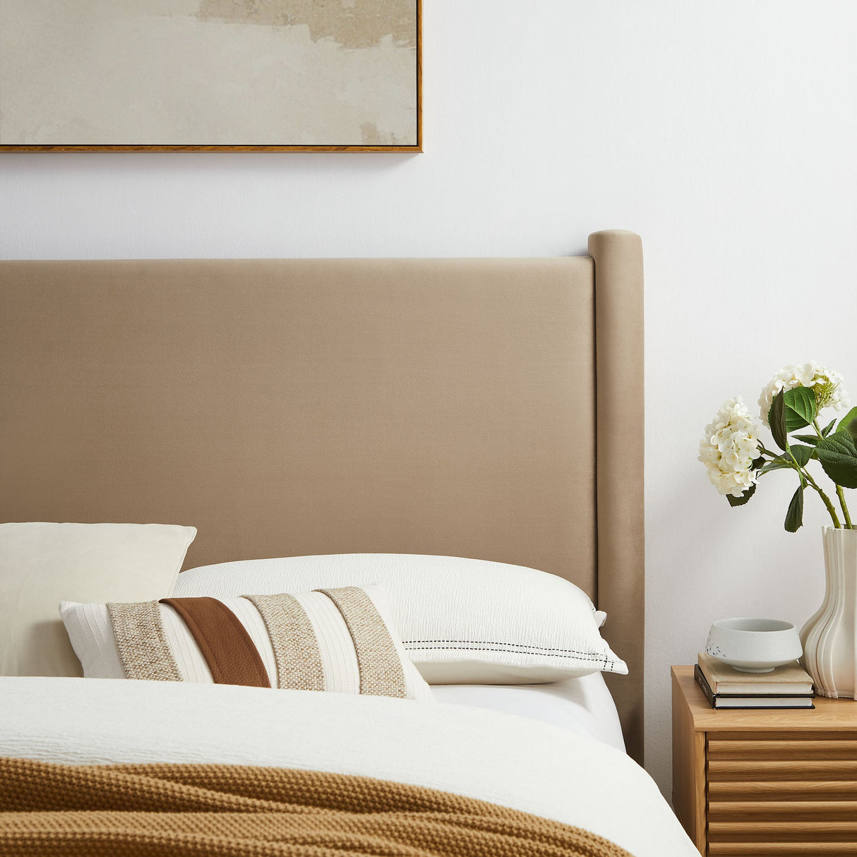 Rael Performance Velvet King Headboard by Modway