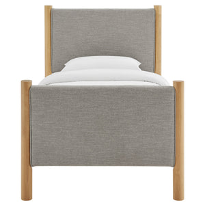 Maven Twin Size Fabric Upholstered Platform Bed by Modway