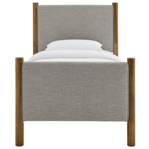 Maven Twin Size Fabric Upholstered Platform Bed by Modway