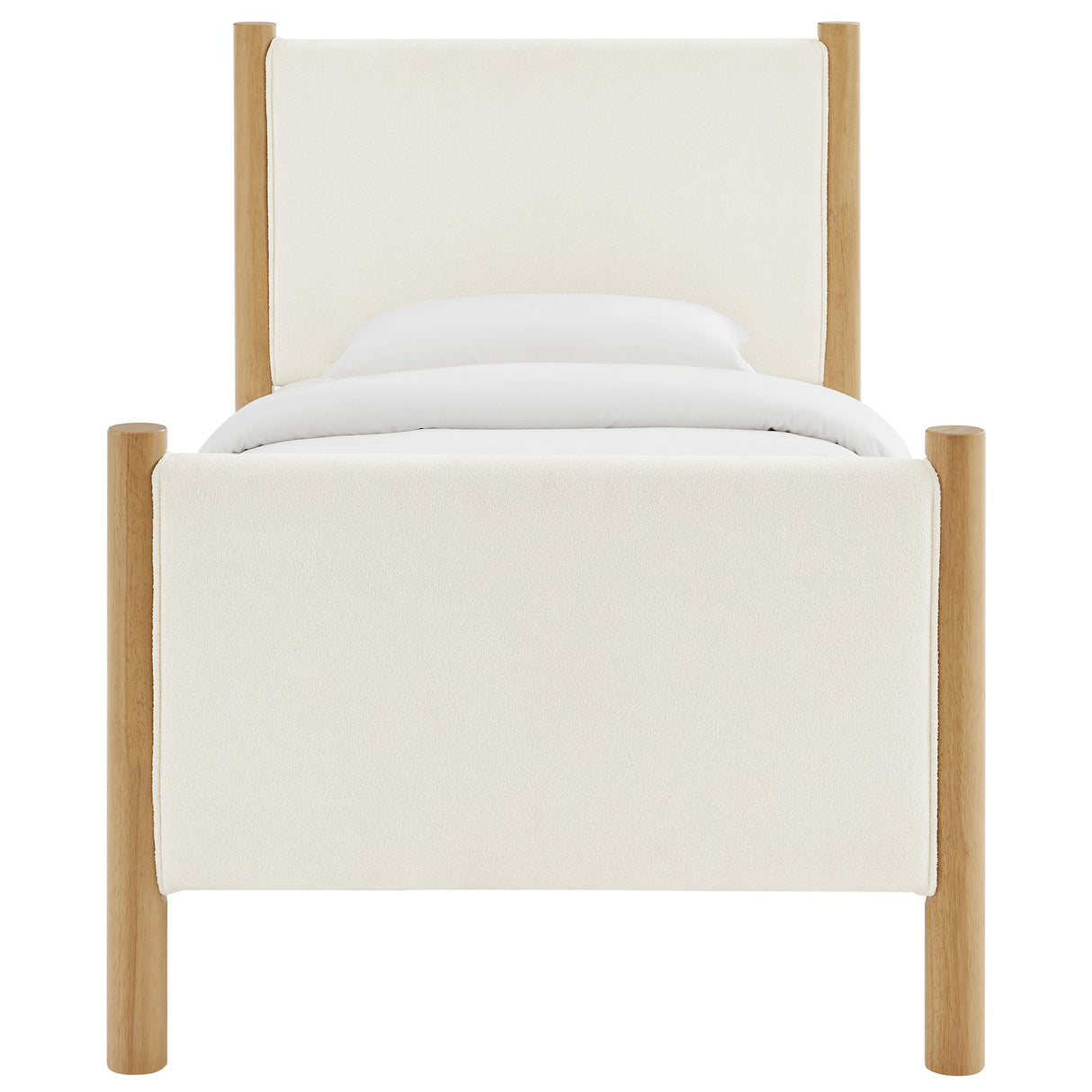 Maven Twin Size Boucle Upholstered Platform Bed by Modway