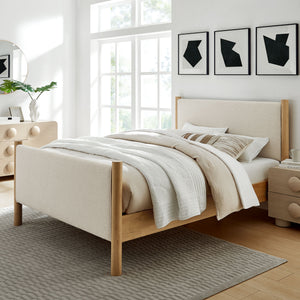 Maven Full Size Fabric Upholstered Platform Bed by Modway