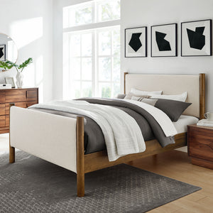 Maven Full Size Fabric Upholstered Platform Bed by Modway