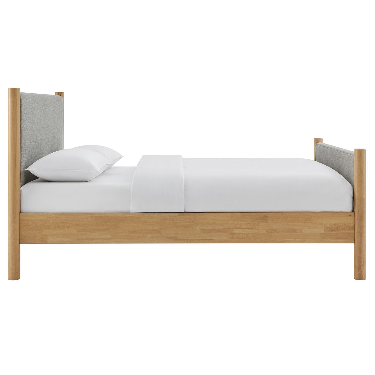 Maven Queen Size Fabric Upholstered Platform Bed by Modway