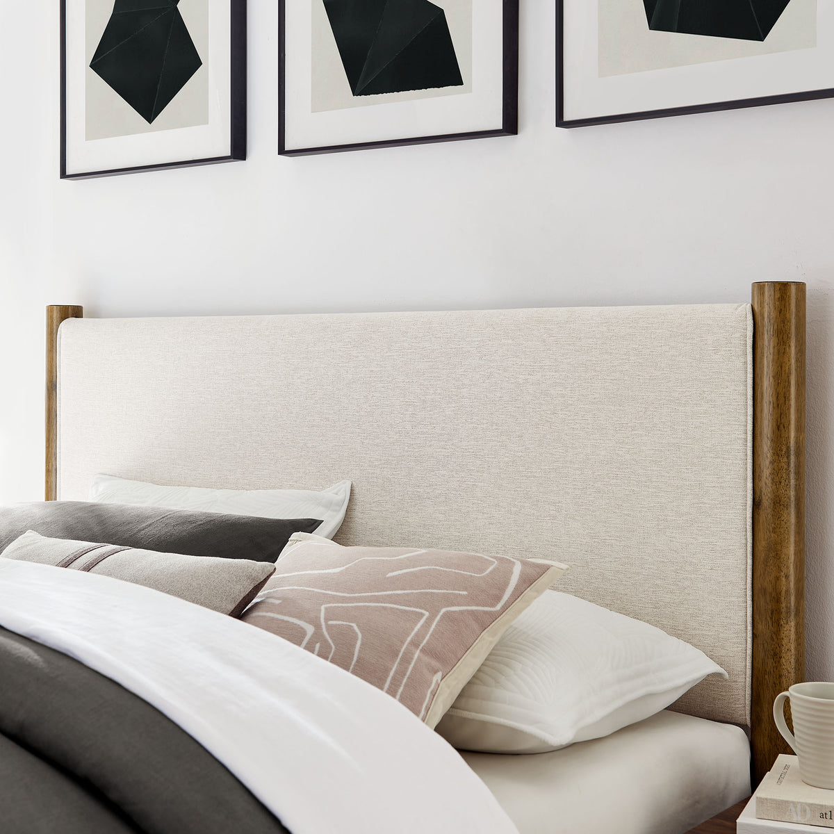 Maven King Size Fabric Upholstered Platform Bed by Modway