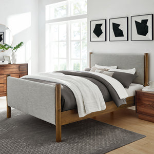 Maven King Size Fabric Upholstered Platform Bed by Modway