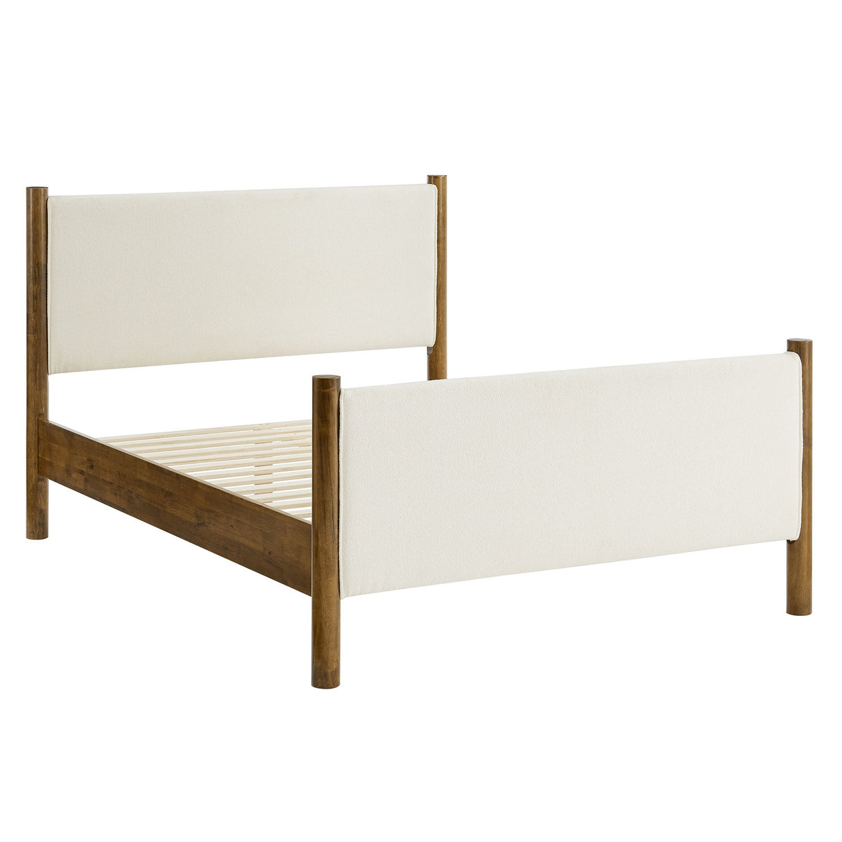 Maven King Size Boucle Upholstered Platform Bed by Modway