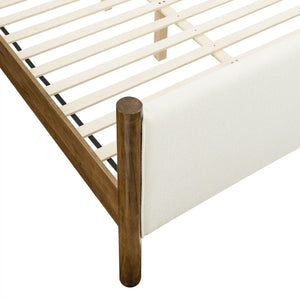 Maven King Size Boucle Upholstered Platform Bed by Modway