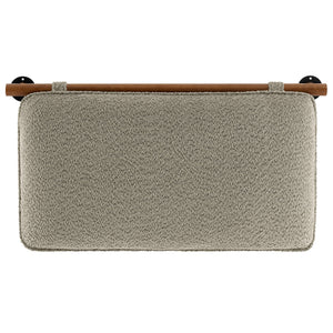 Anela Wall-Mounted Chenille Upholstered Twin Headboard
