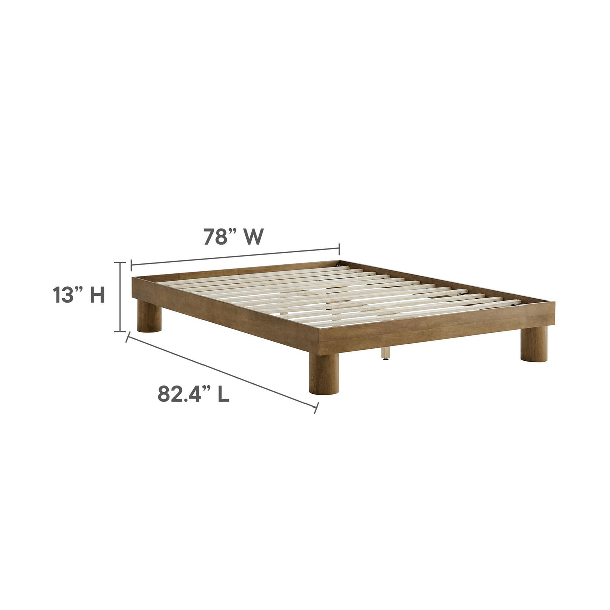 Runa Wood King Platform Bed by Modway