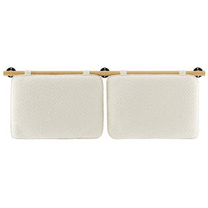 Anela Wall-Mounted Chenille Upholstered Queen Headboard by Modway