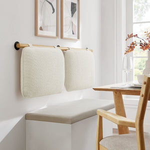 Anela Wall-Mounted Chenille Upholstered Queen Headboard by Modway