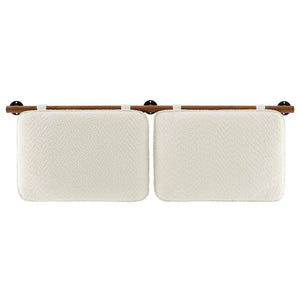Anela Wall-Mounted Chenille Upholstered Queen Headboard by Modway