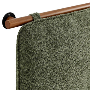 Anela Wall-Mounted Chenille Upholstered Queen Headboard by Modway