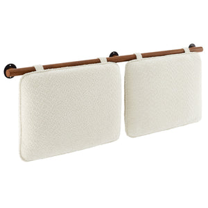 Anela Wall-Mounted Chenille Upholstered King Size Headboard