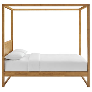 Alva King Wood Canopy Platform Bed by Modway