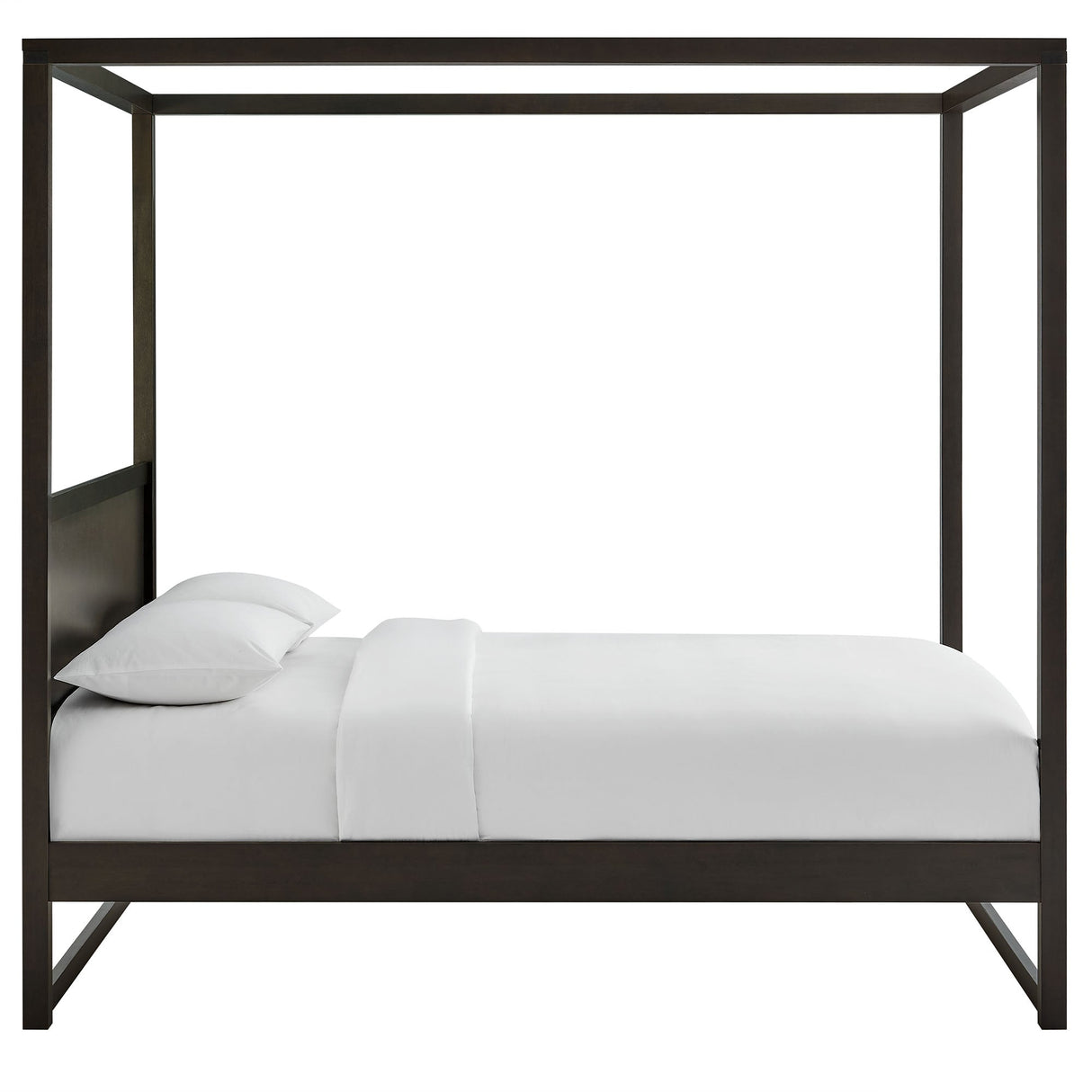 Alva King Wood Canopy Platform Bed by Modway