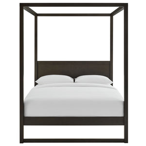 Alva King Wood Canopy Platform Bed by Modway