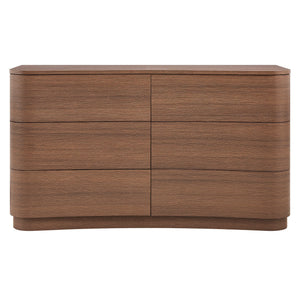 Mirae 6-Drawer Curved Dresser by Modway