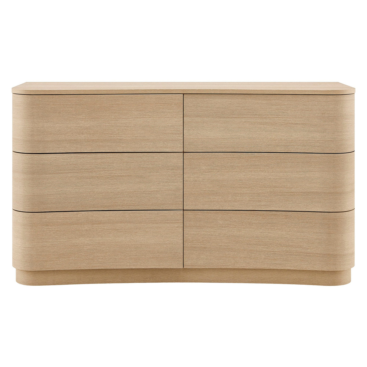 Mirae 6-Drawer Curved Dresser by Modway