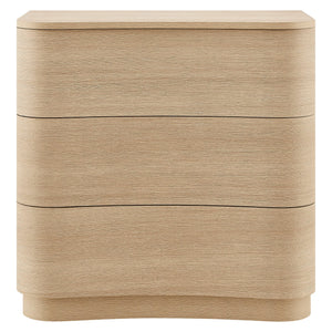 Mirae 3-Drawer Curved Compact Dresser by Modway