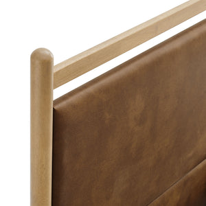 Ginny Twin Size Vegan Leather Platform Bed Frame by Modway