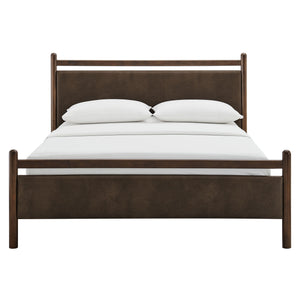 Ginny King Size Vegan Leather Platform Bed Frame by Modway