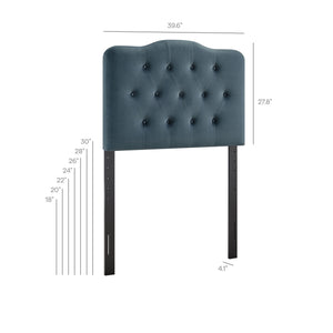 Annabel Stain-Resistant Performance Velvet Twin Headboard by Modway
