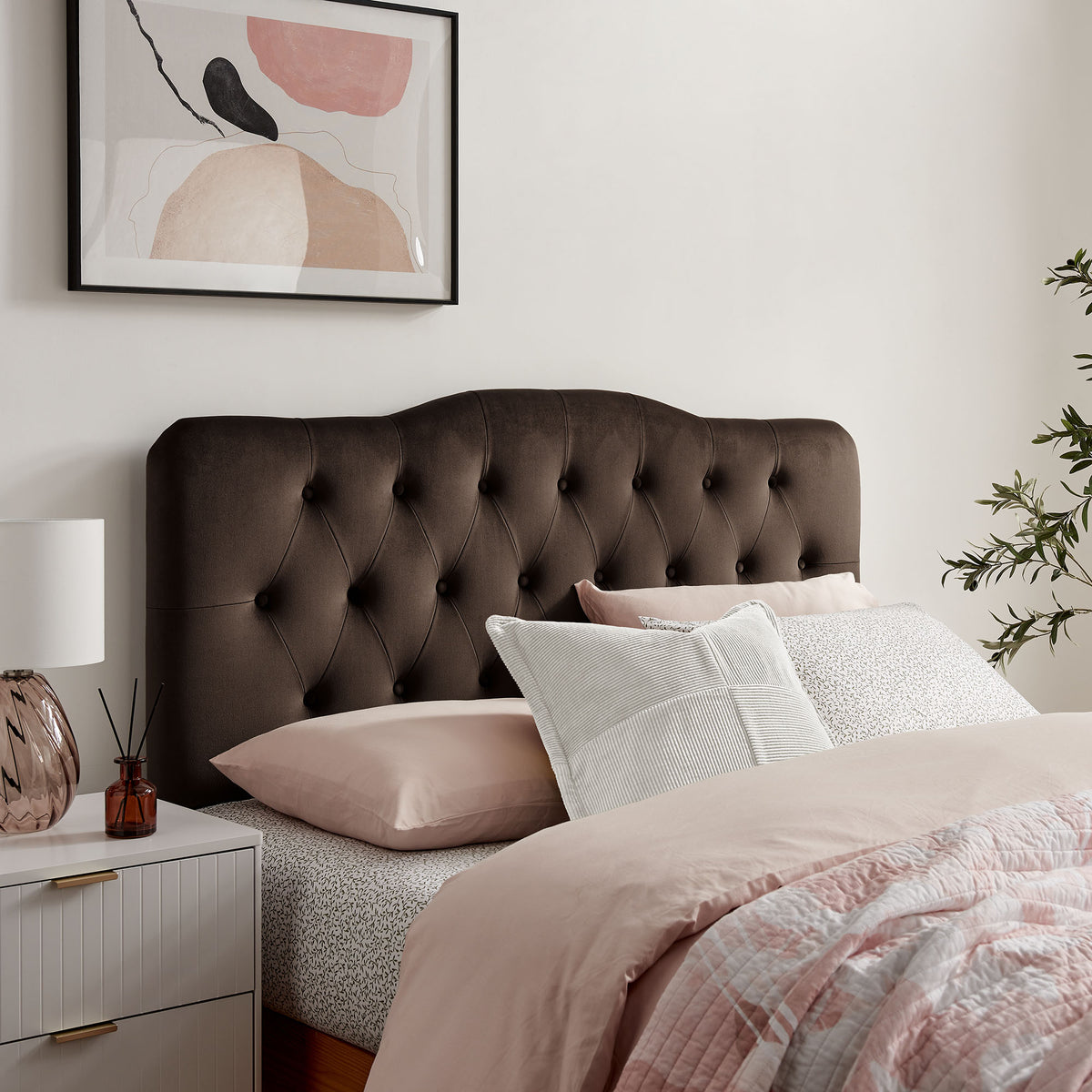 Annabel Stain-Resistant Performance Velvet Full Headboard by Modway