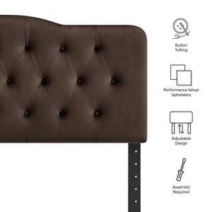 Annabel Stain-Resistant Performance Velvet Full Headboard by Modway