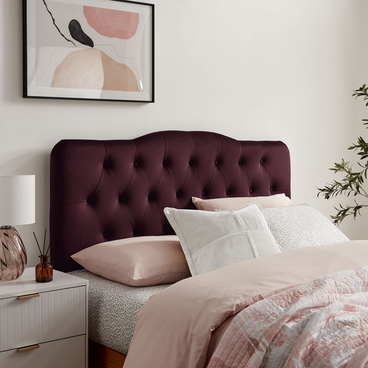 Annabel Stain-Resistant Performance Velvet Full Headboard by Modway