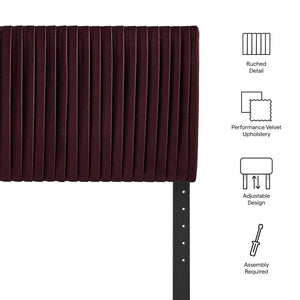 Eloise Stain-Resistant Performance Velvet Twin Headboard by Modway