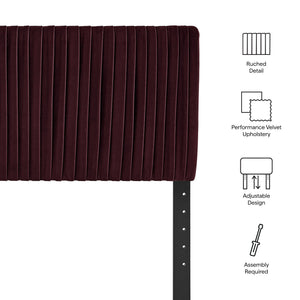 Eloise Stain-Resistant Performance Velvet Full Headboard by Modway