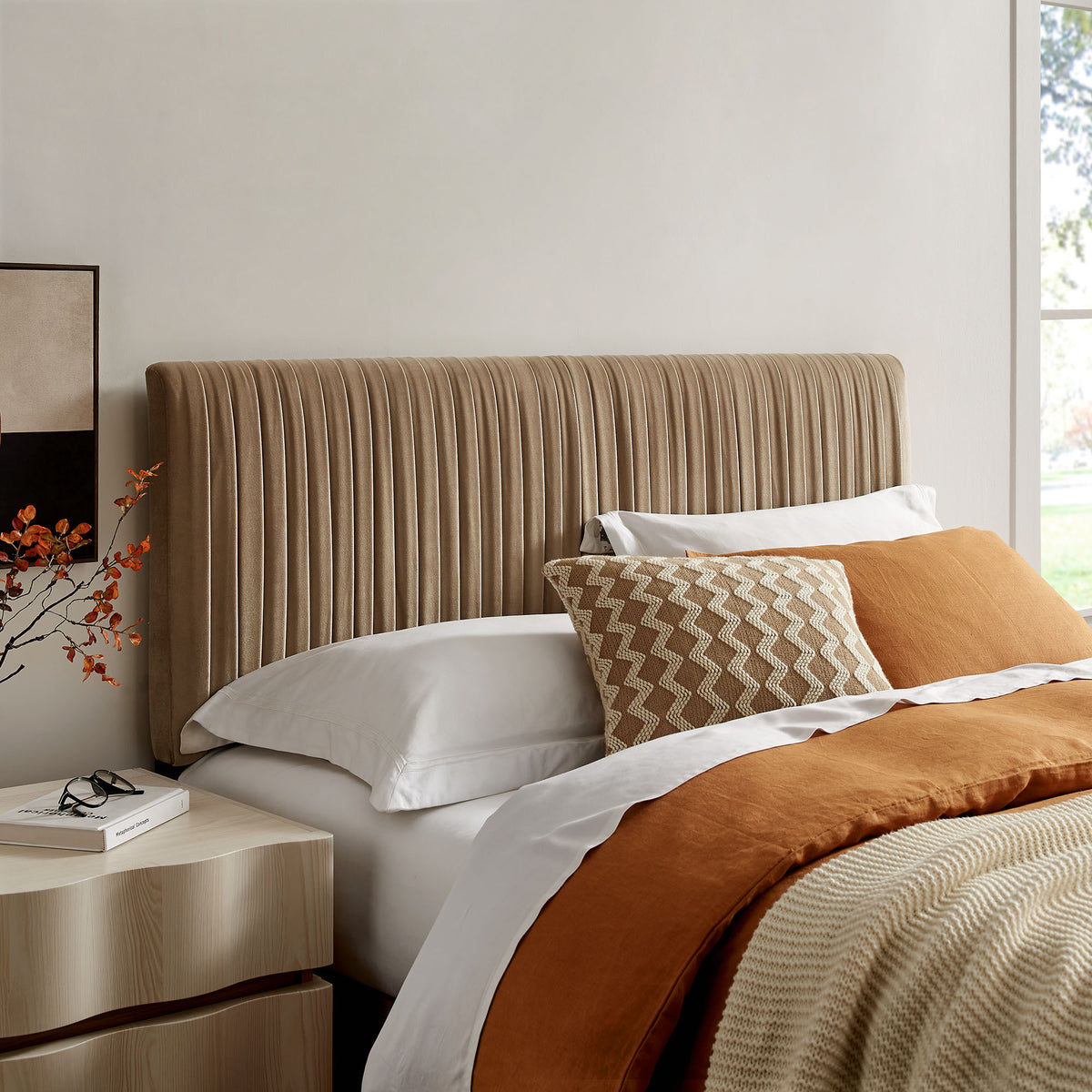 Eloise Stain-Resistant Performance Velvet Full Headboard by Modway