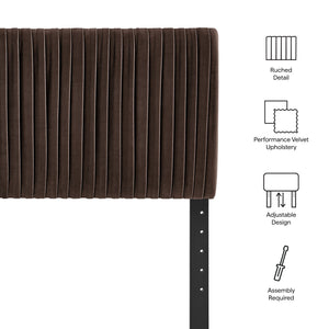 Eloise Stain-Resistant Performance Velvet Queen Headboard by Modway
