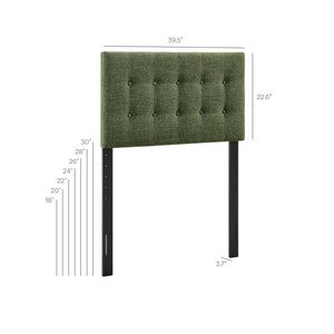 Emily Fabric Upholstered Twin Size Headboard by Modway