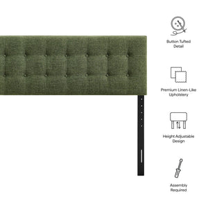 Emily Fabric Upholstered King Size Headboard by Modway
