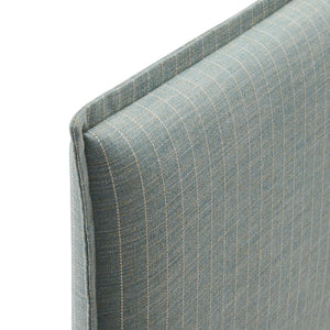 Camille Striped Linen Blend Twin Size Headboard by Modway