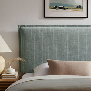 Camille Striped Linen Blend Twin Size Headboard by Modway