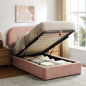 Keynote Twin Fabric Upholstered Storage Platform Bed Frame by Modway