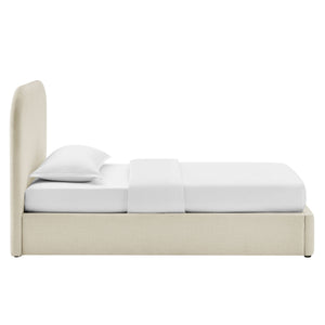 Keynote Twin Fabric Upholstered Storage Platform Bed Frame by Modway