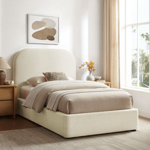 Keynote Twin Fabric Upholstered Storage Platform Bed Frame by Modway