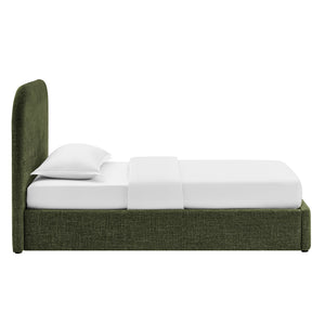Keynote Twin Fabric Upholstered Storage Platform Bed Frame by Modway