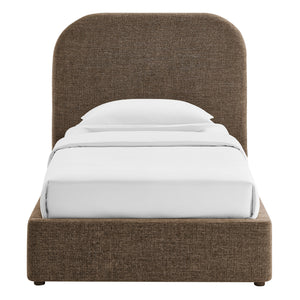 Keynote Twin Fabric Upholstered Storage Platform Bed Frame by Modway