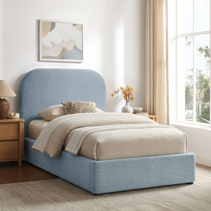 Keynote Twin Fabric Upholstered Storage Platform Bed Frame by Modway