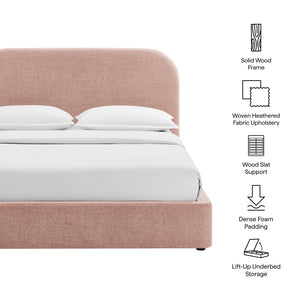 Keynote Full Fabric Upholstered Storage Platform Bed Frame by Modway